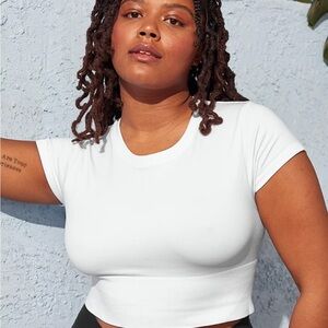 Offline Aerie Sidewalk Seamless Cropped T-Shirt